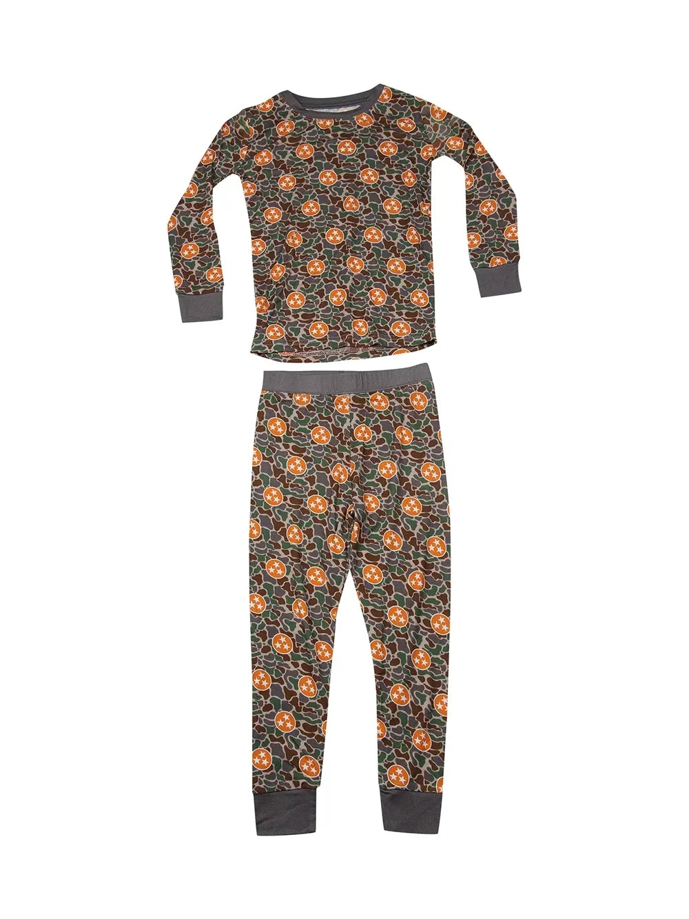 Barrel Down South Toddler Camo Tennessee Tri-Star 2-Piece Set Pajamas