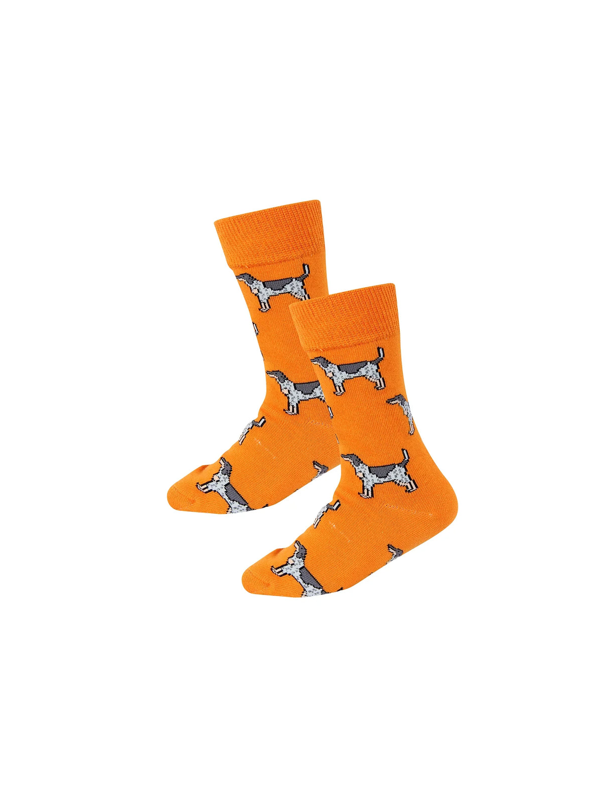 Barrel Down South Kids Tennessee Smokey Dog Coonhound Orange Crew Socks
