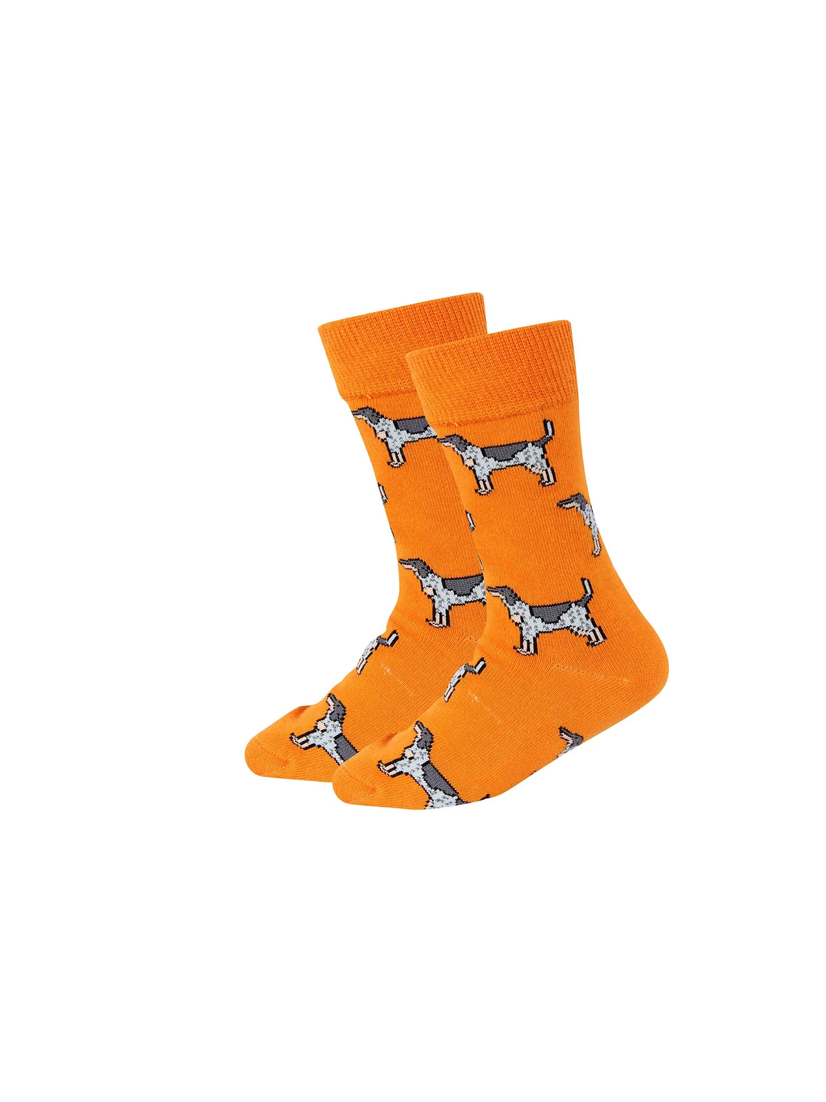 Barrel Down South Kids Tennessee Smokey Dog Coonhound Orange Crew Socks