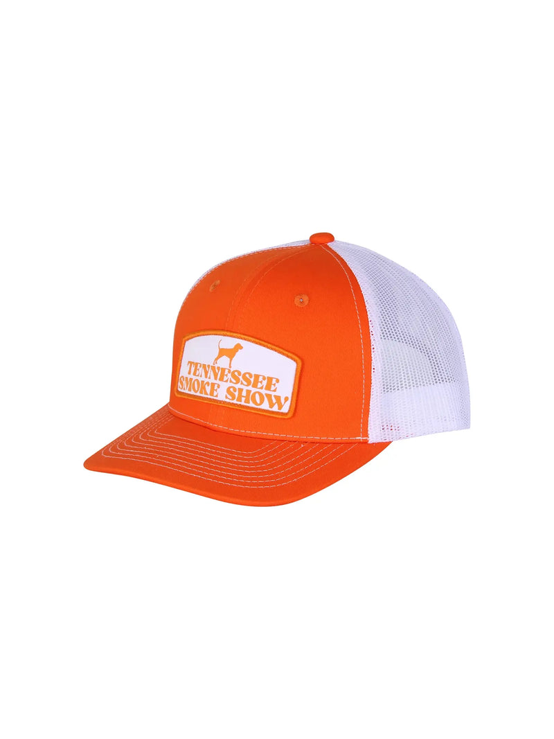 Barrel Down South Tennesee Smoke Show Patch Hat Orange & White Tennesse Vols Game Day
