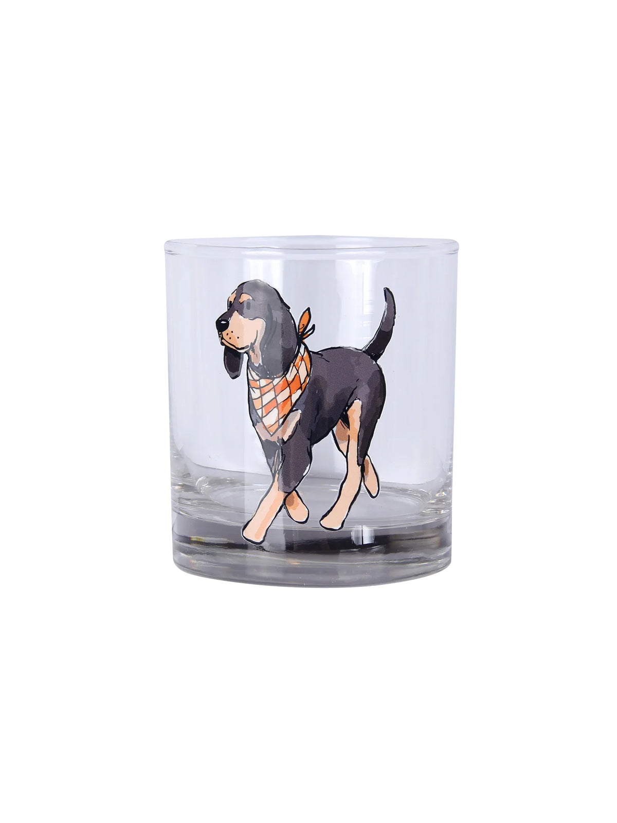 Barrel Down South Walking Coonhound Rocks Glass Tennessee Volunteers