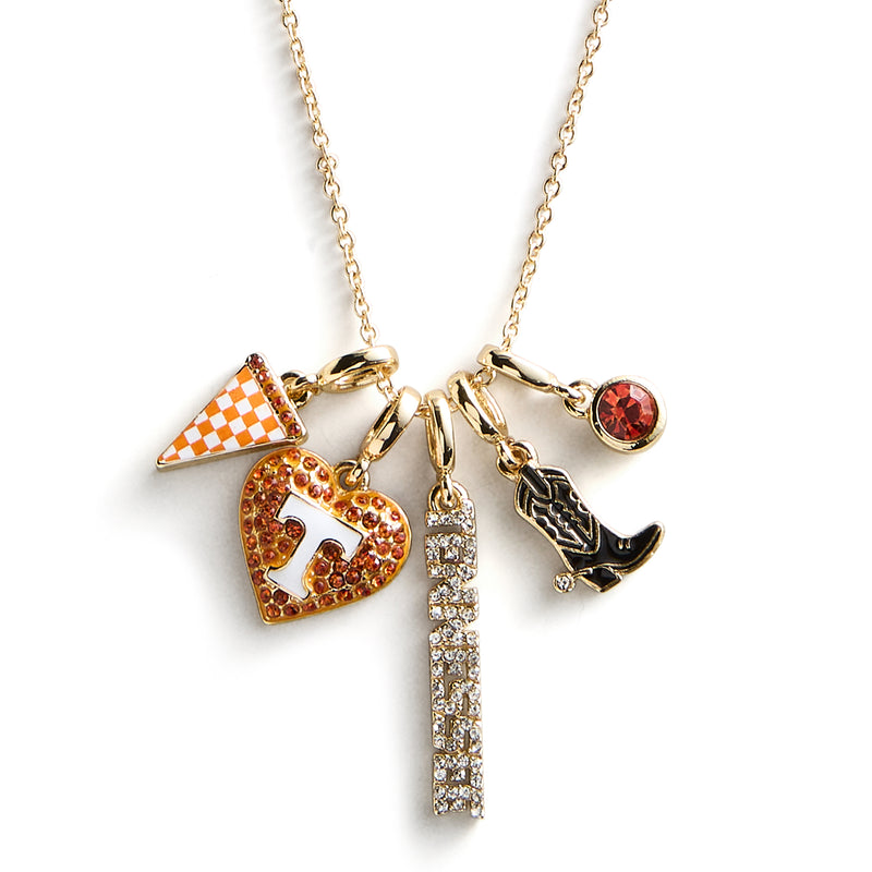 BaubleBar® University of Tennessee Cluster Charm Necklace