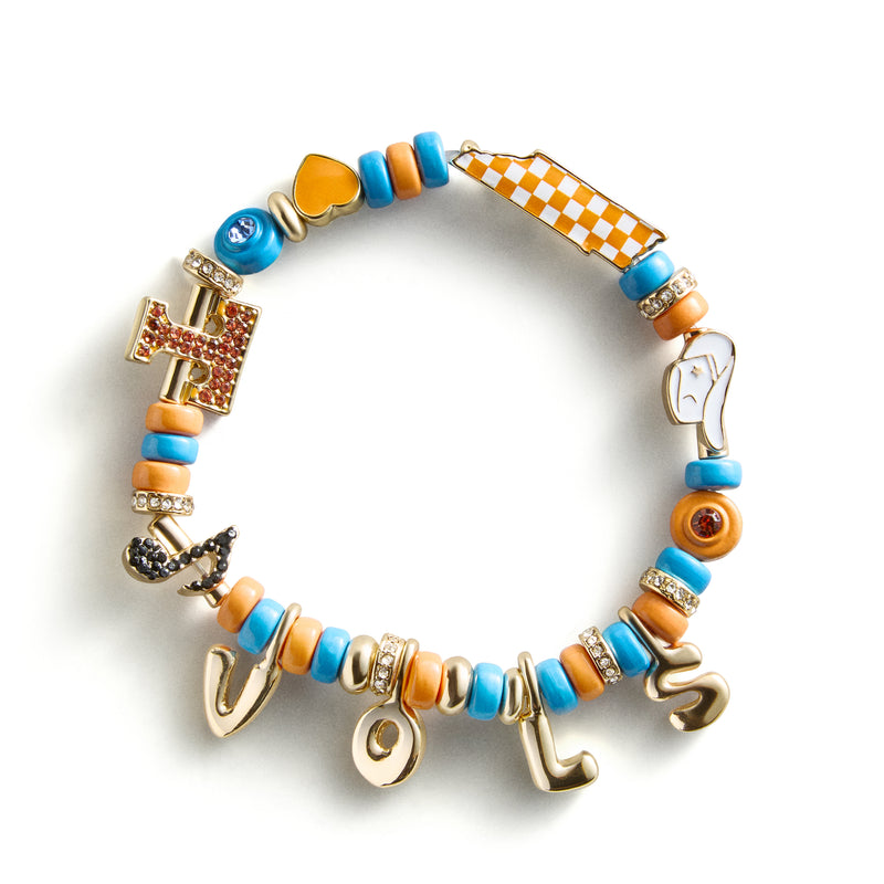 BaubleBar® University of Tennessee Beaded Charm Bracelet
