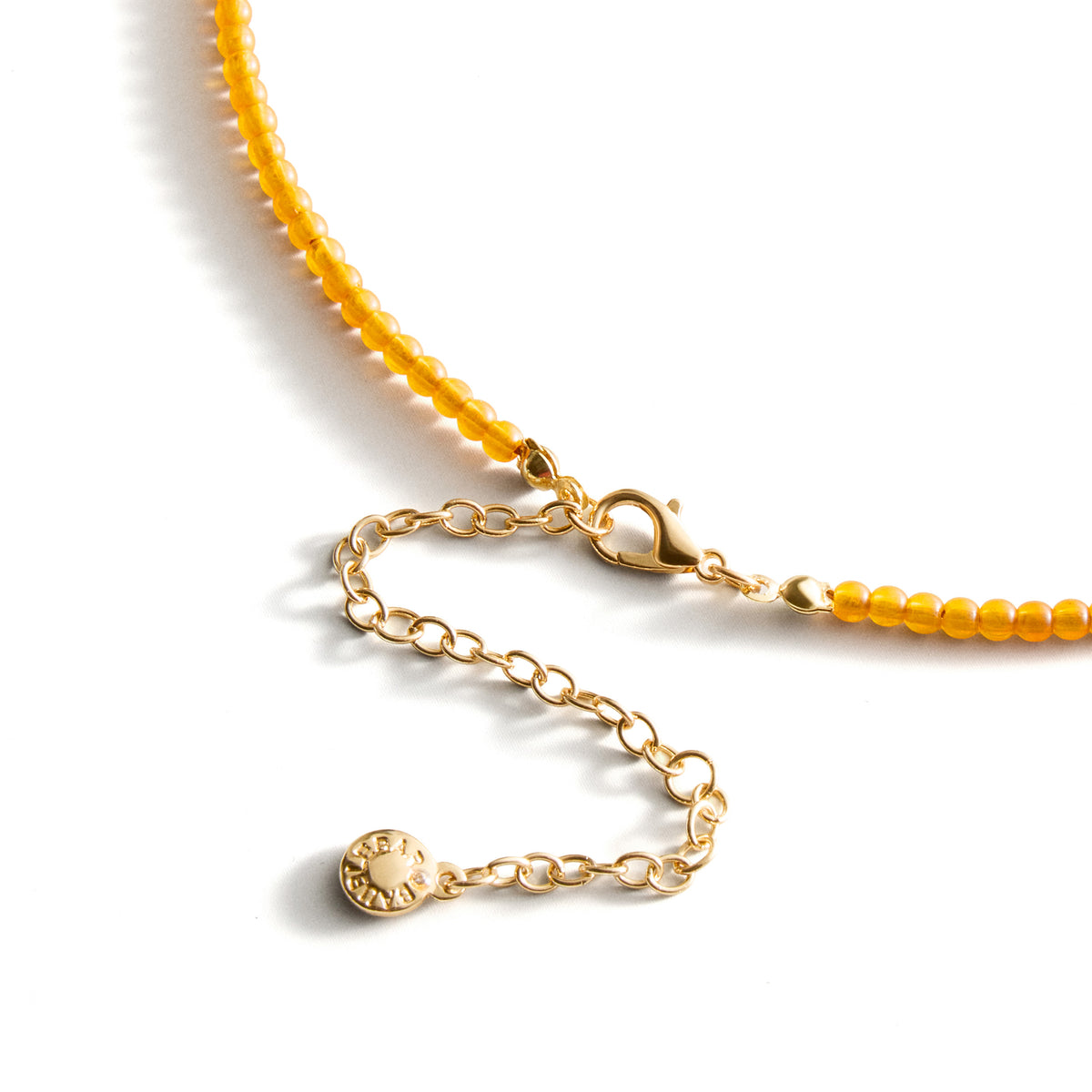 BaubleBar University of Tennessee Delicate Orange Beaded VOLS Necklace