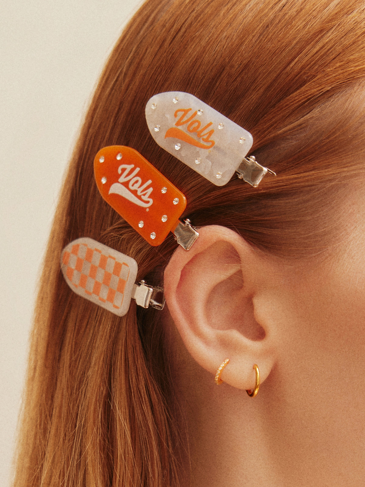Baublebar University of Tennessee Creaseless Hair Clip Set