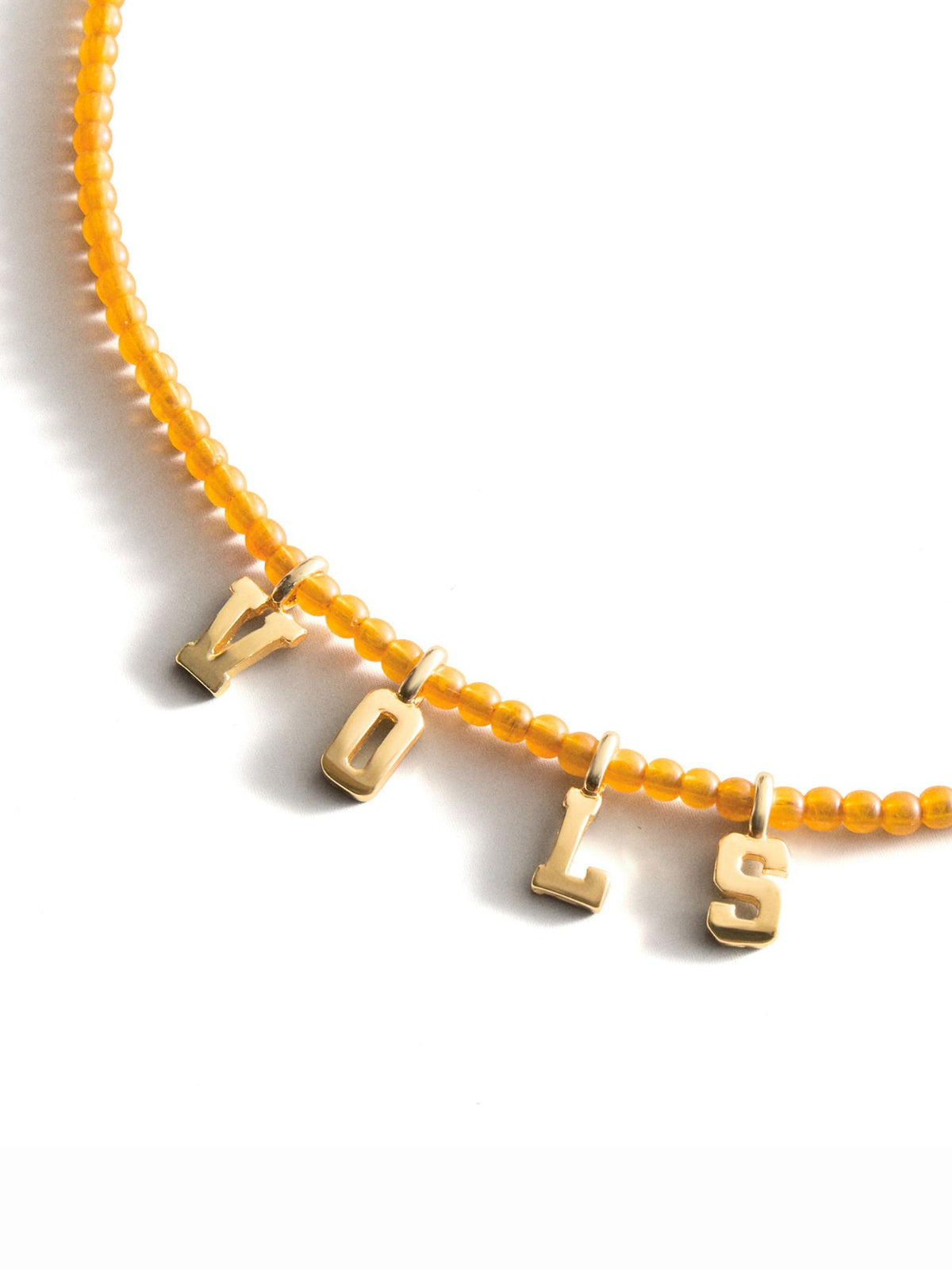 BaubleBar University of Tennessee Delicate Beaded Necklace