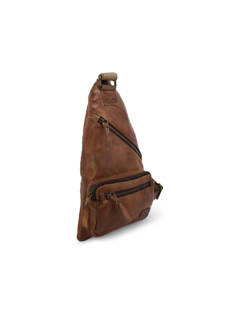 BEDSTU Andie Sling Backpack in tan rustic