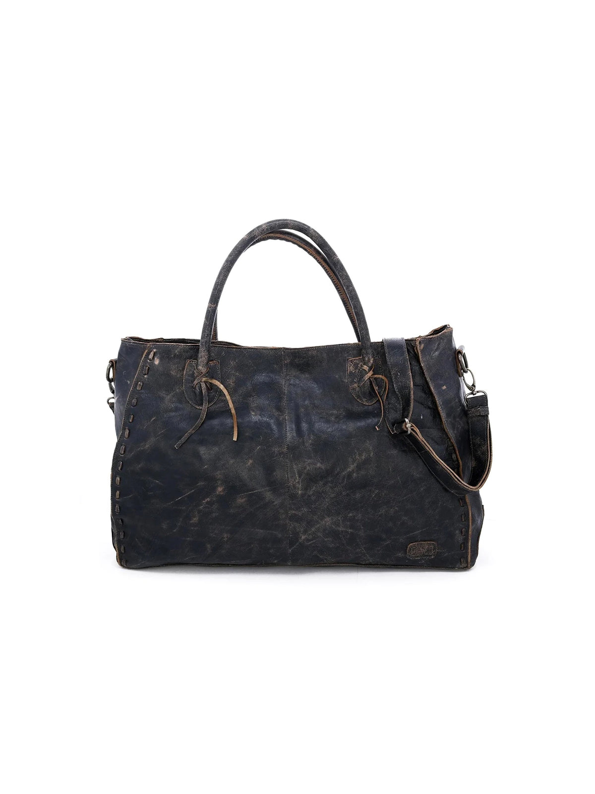 bedstu rockaway handbag in black lux-front