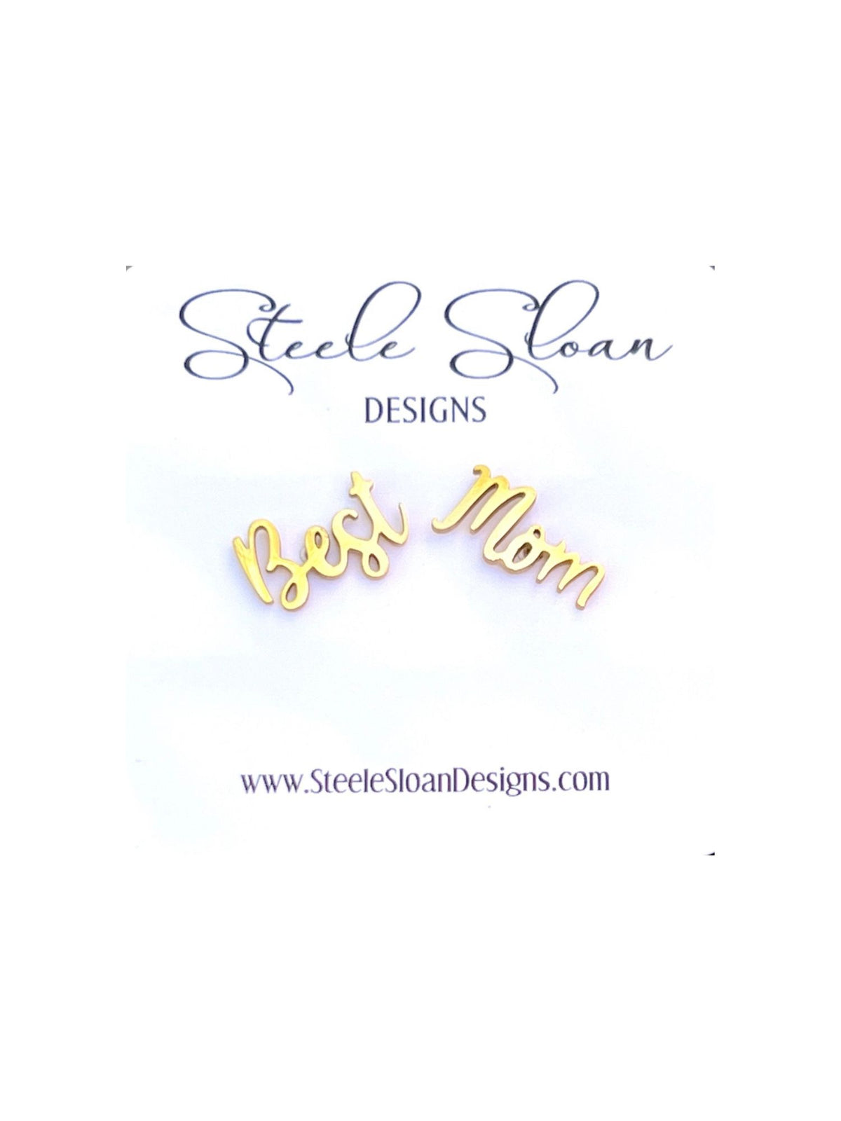 Best Mom Stud Earrings