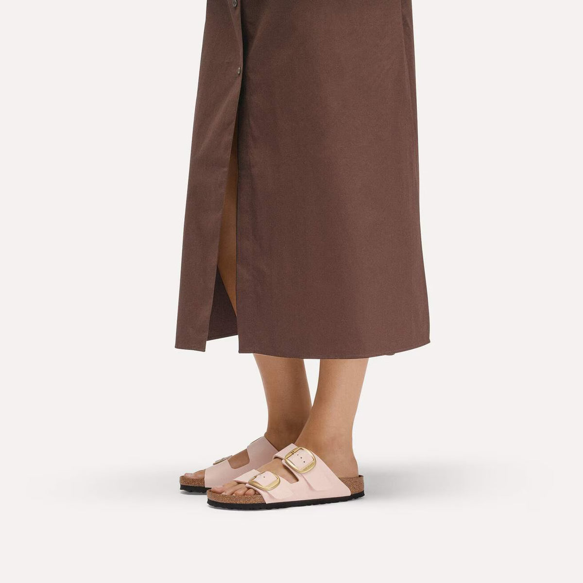 BIRKENSTOCK Arizona Big Buckle Birkibuc Light Rose Regular/Narrow