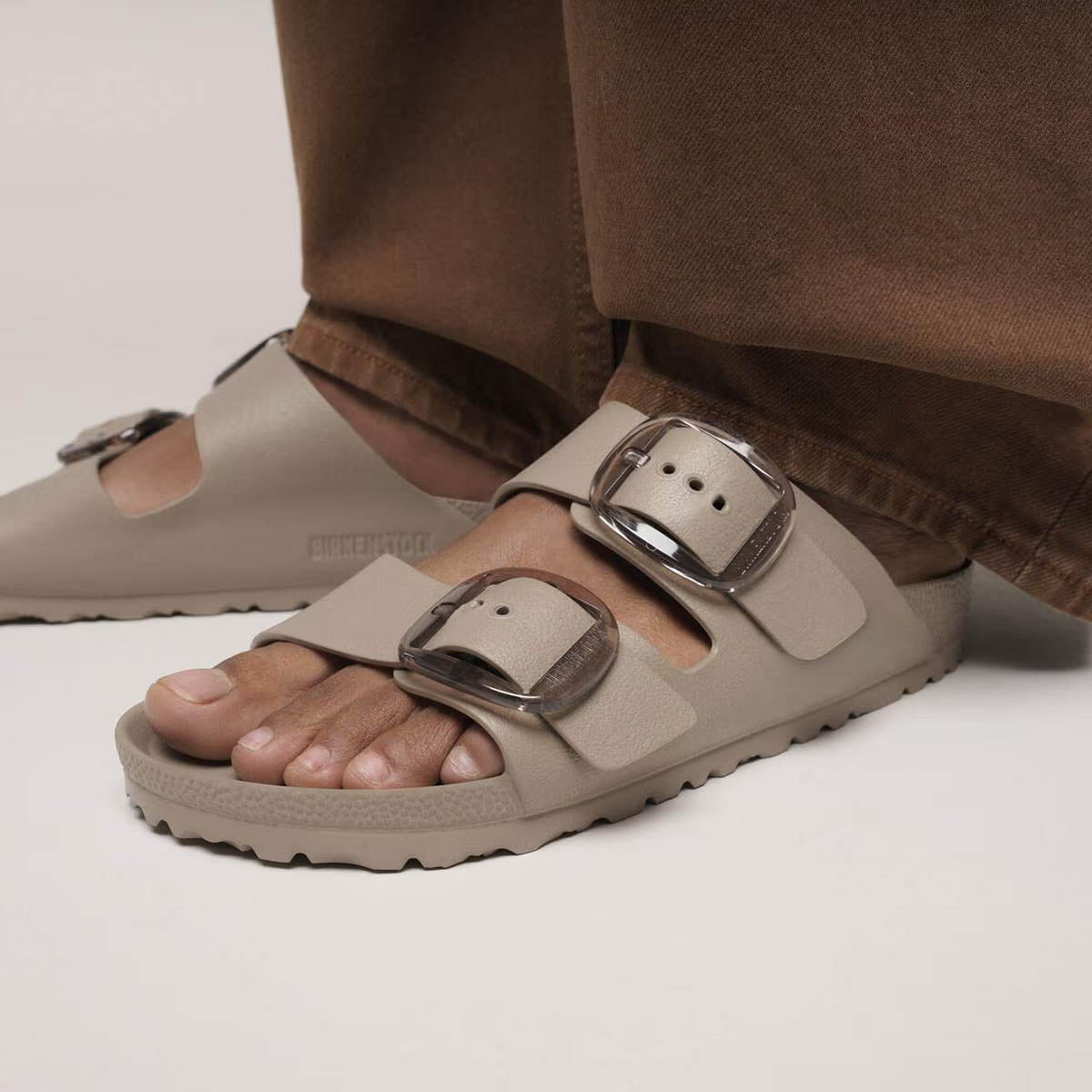 BIRKENSTOCK Arizona Big Buckle EVA Gray Taupe Narrow