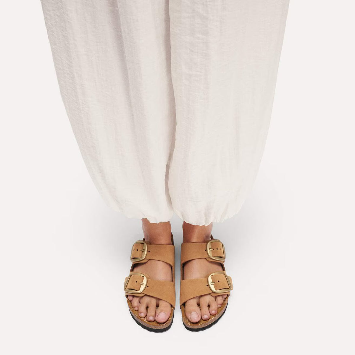 BIRKENSTOCK Arizona Big Buckle Nubuck Leather Mink Regular/Narrow