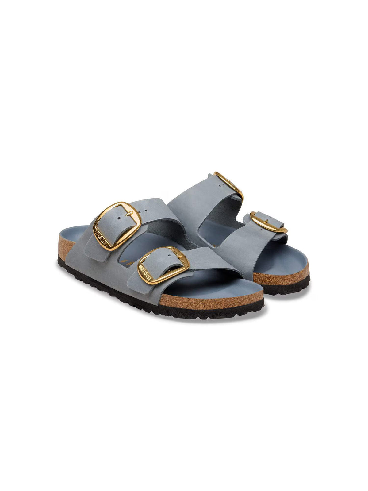 BIRKENSTOCK Arizona Big Buckle in Oiled Leather Basalt Gray Narrow