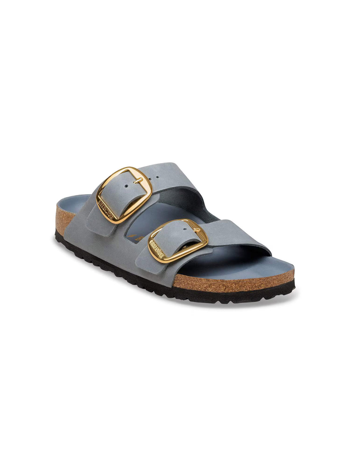 BIRKENSTOCK Arizona Big Buckle in Oiled Leather Basalt Gray Narrow