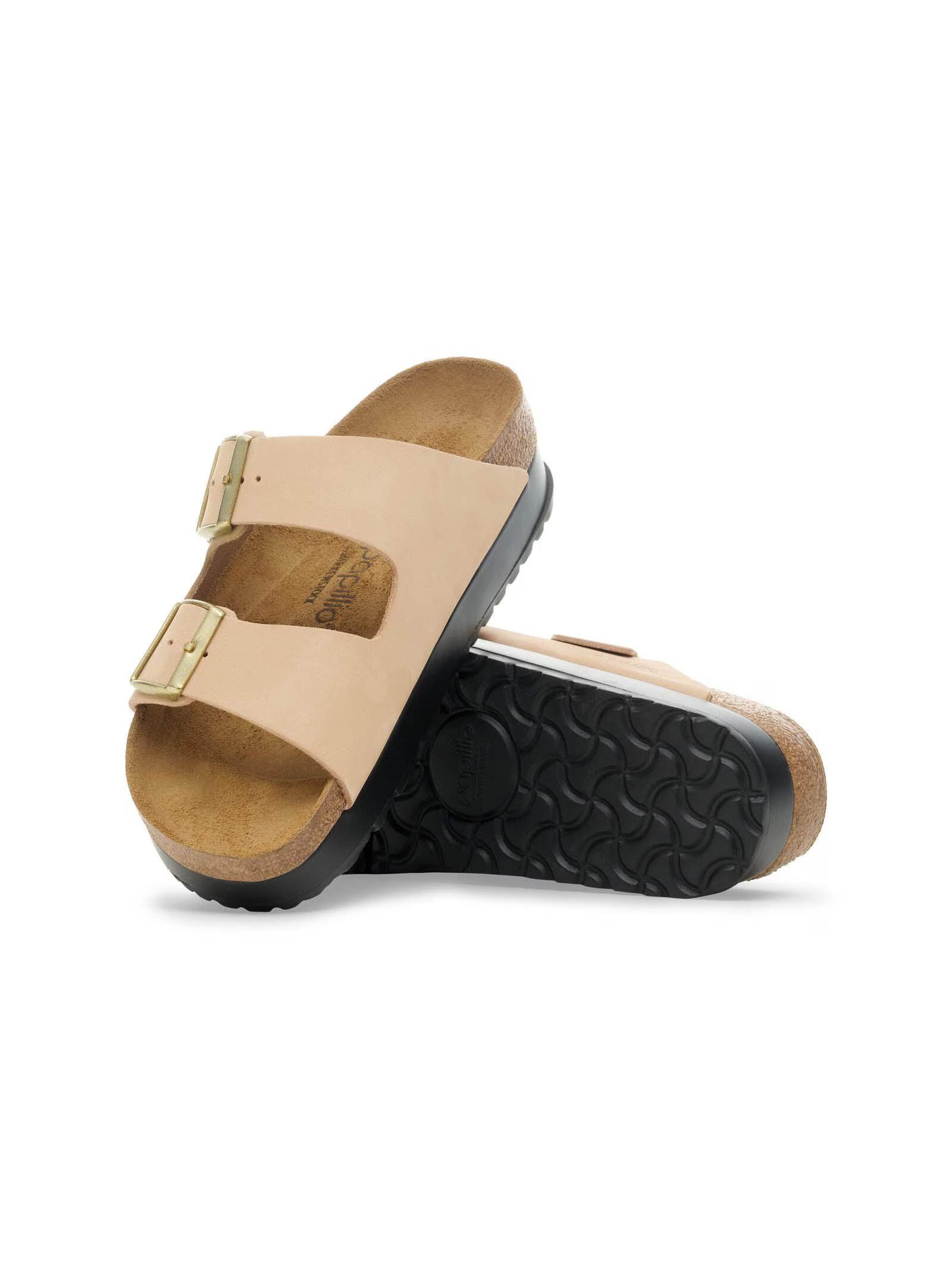 BIRKENSTOCK Arizona Flex Platform: Nubuck Leather – Bliss