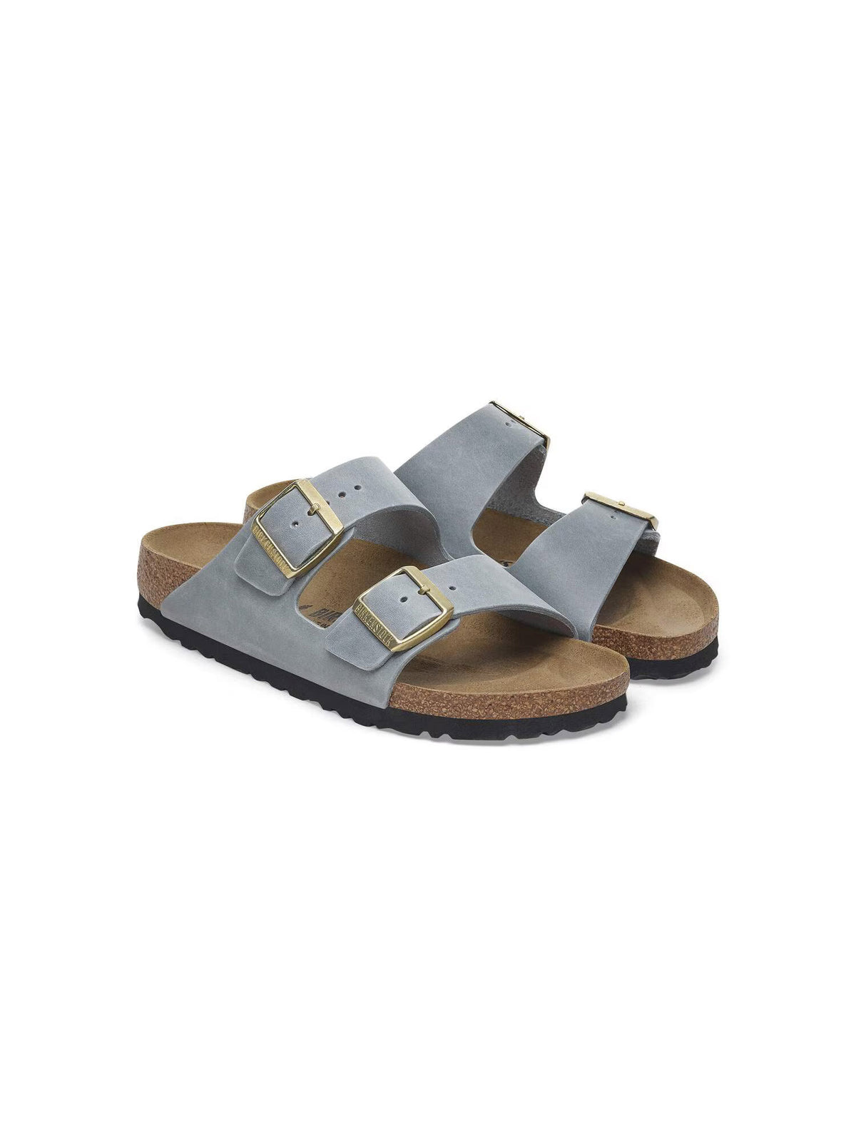 BIRKENSTOCK Arizona in Oiled Leather Basalt Gray