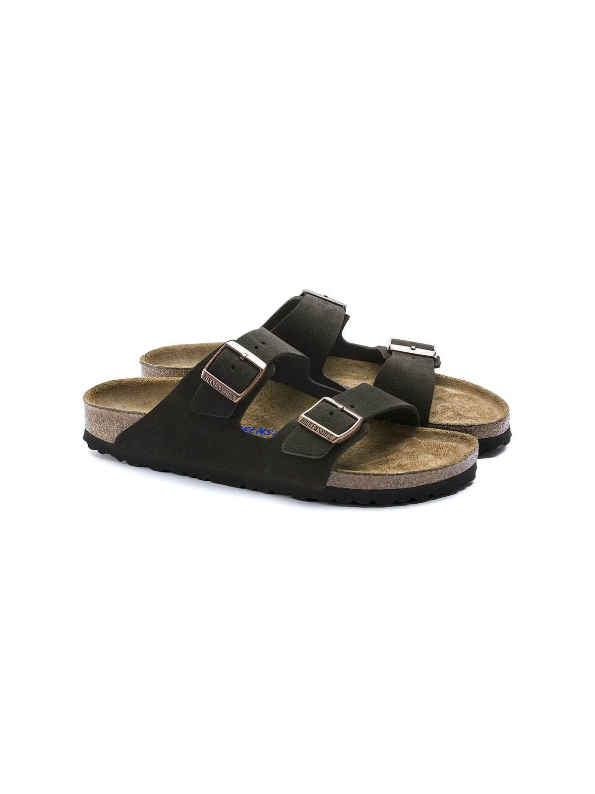 BIRKENSTOCK Arizona Soft Footbed Suede Leather Mocha Regular