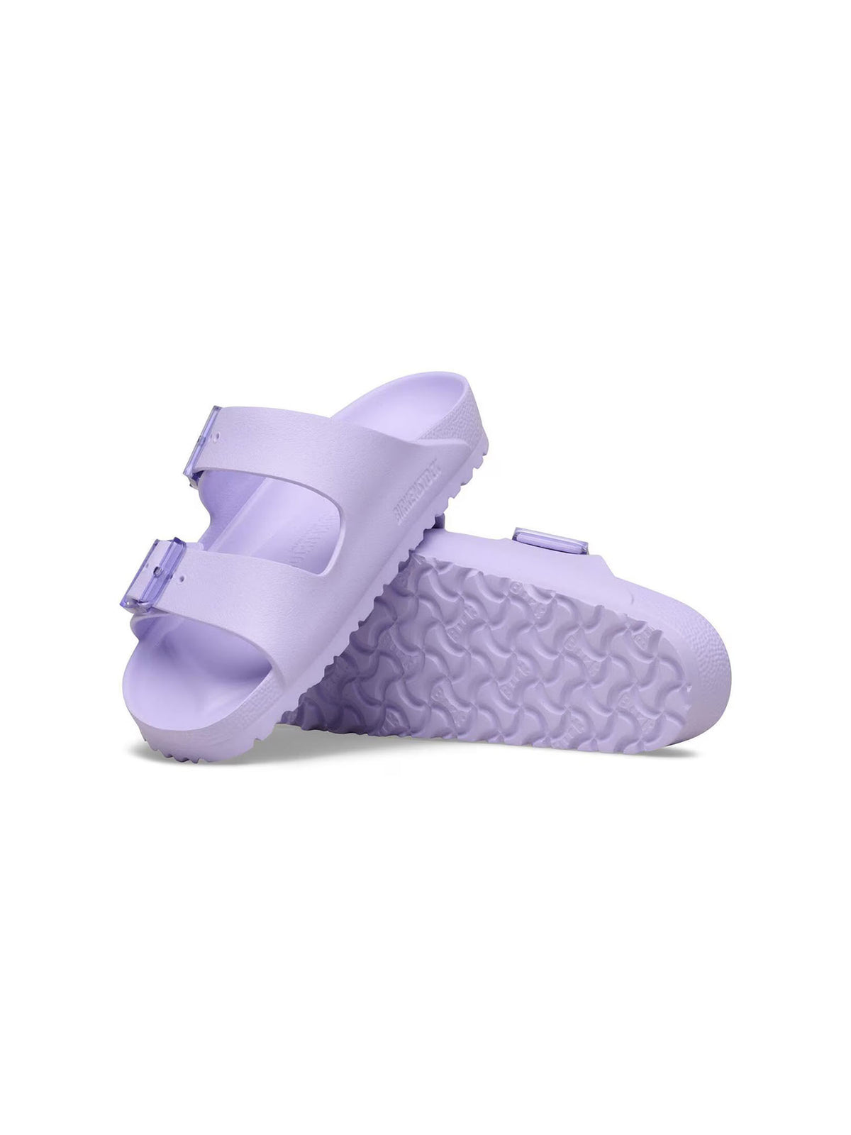 BIRKENSTOCK Arizona Essentials Stealth Buckle in EVA Purple Fog Narrow
