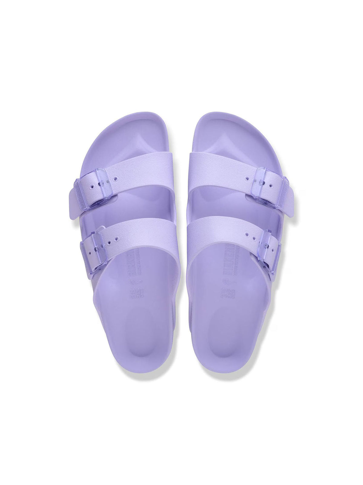 BIRKENSTOCK Arizona Essentials Stealth Buckle in EVA Purple Fog Narrow