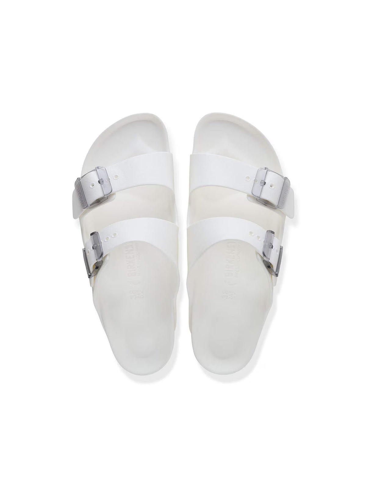 BIRKENSTOCK Arizona Essentials Stealth Buckle in EVA White Narrow