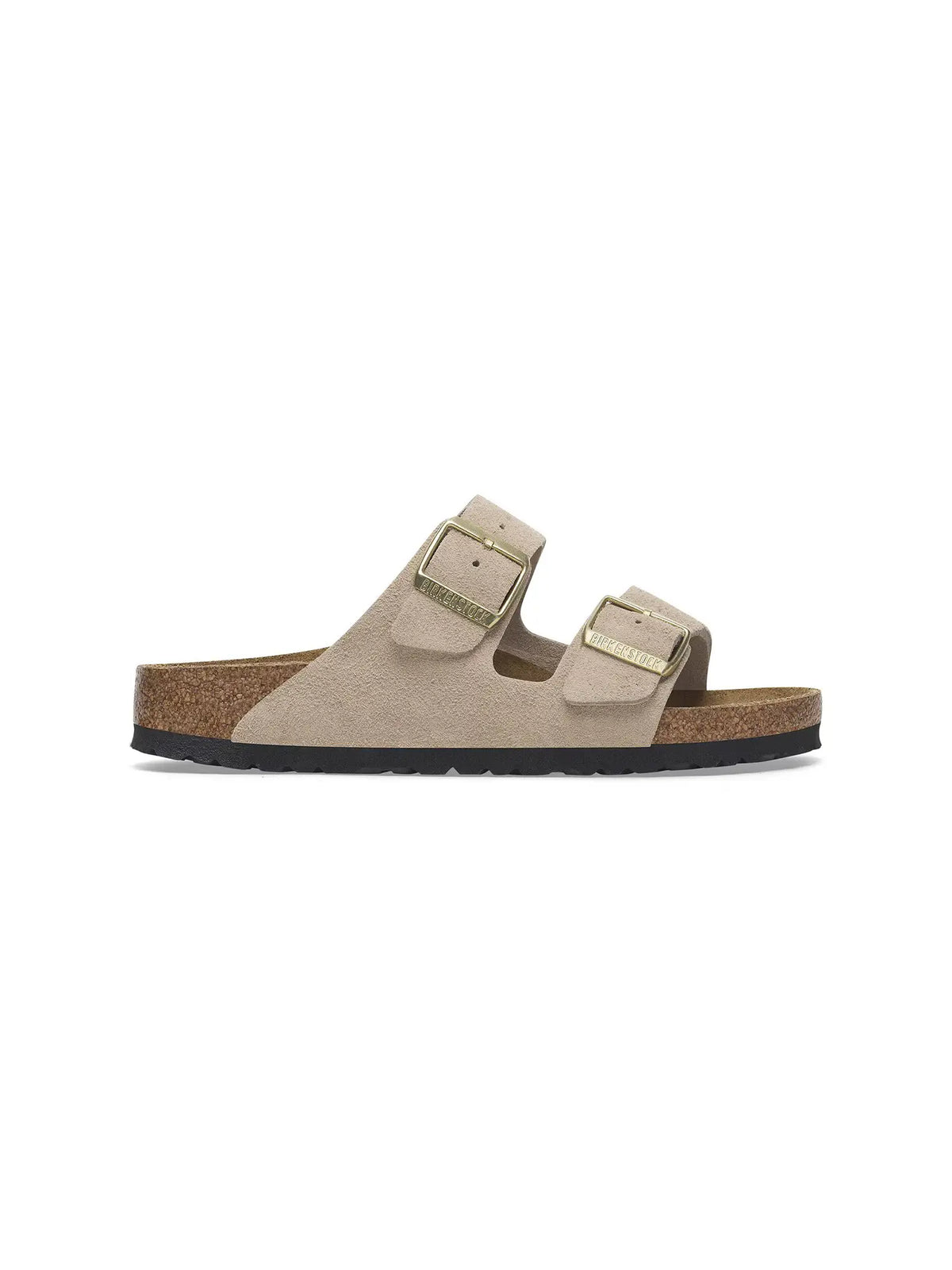 BIRKENSTOCK Arizona Suede Leather Sandcastle Narrow