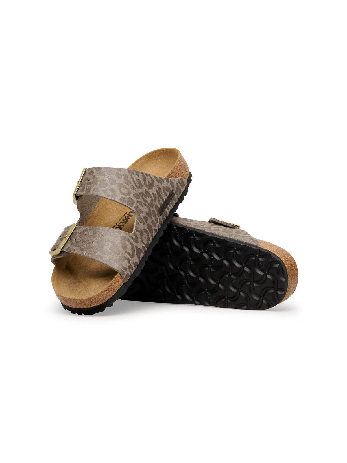 BIRKENSTOCK Arizona Synthetic Leopard Grey Taupe Regular/Narrow