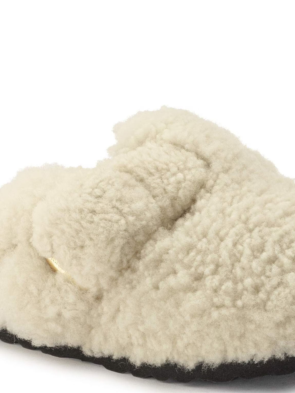 BIRKENSTOCK Boston Big Buckle in Shearling Teddy Eggshell Narrow