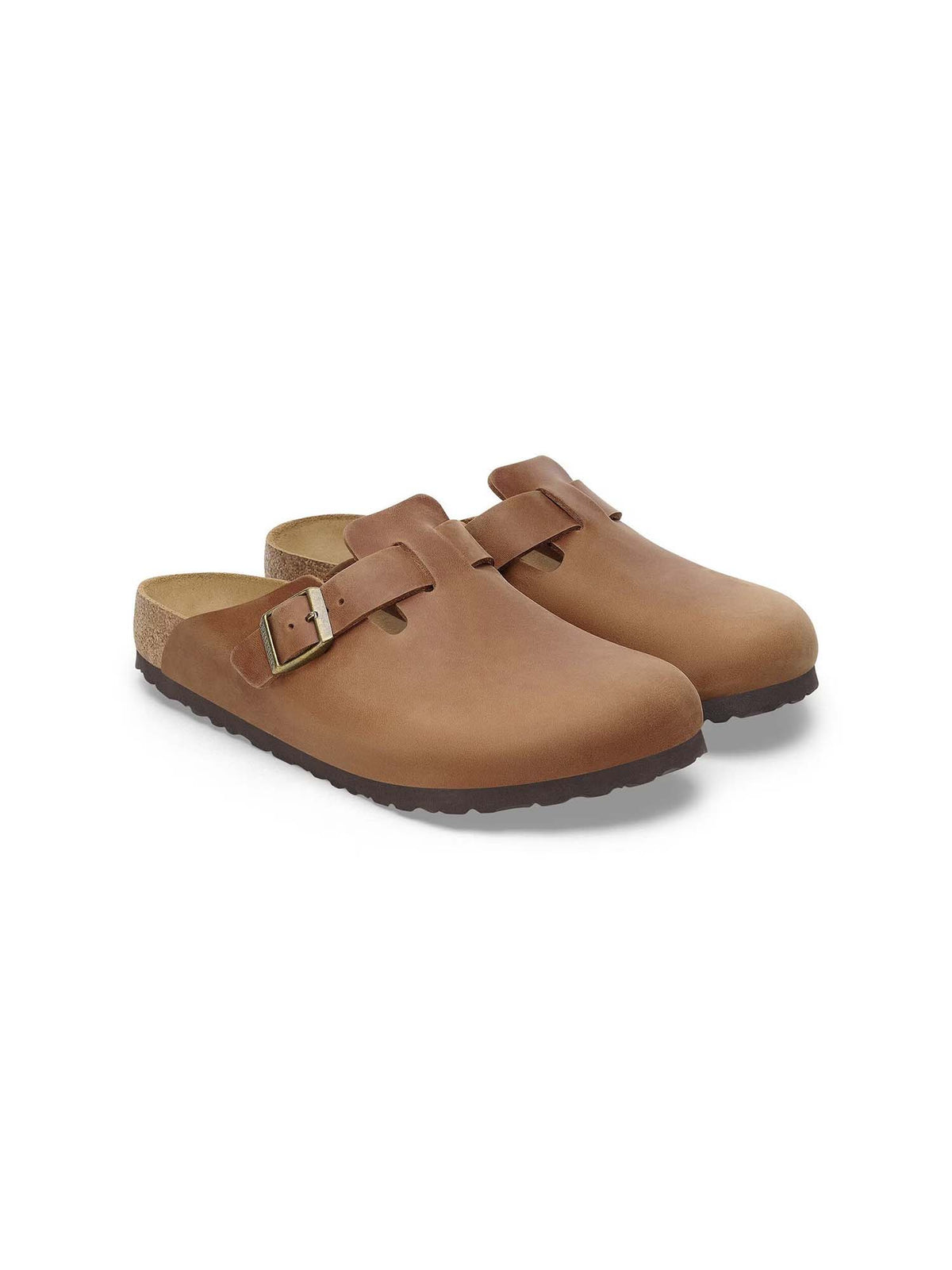 BIRKENSTOCK Boston Clog Oiled Leather Cognac Narrow