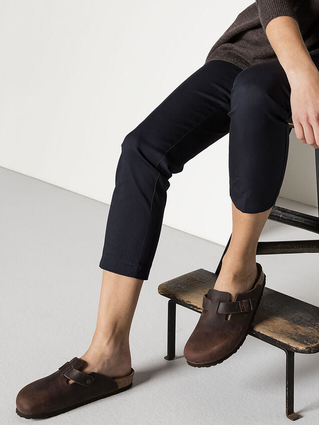 BIRKENSTOCK Boston Soft Footbed: Habana Oiled Leather – Bliss