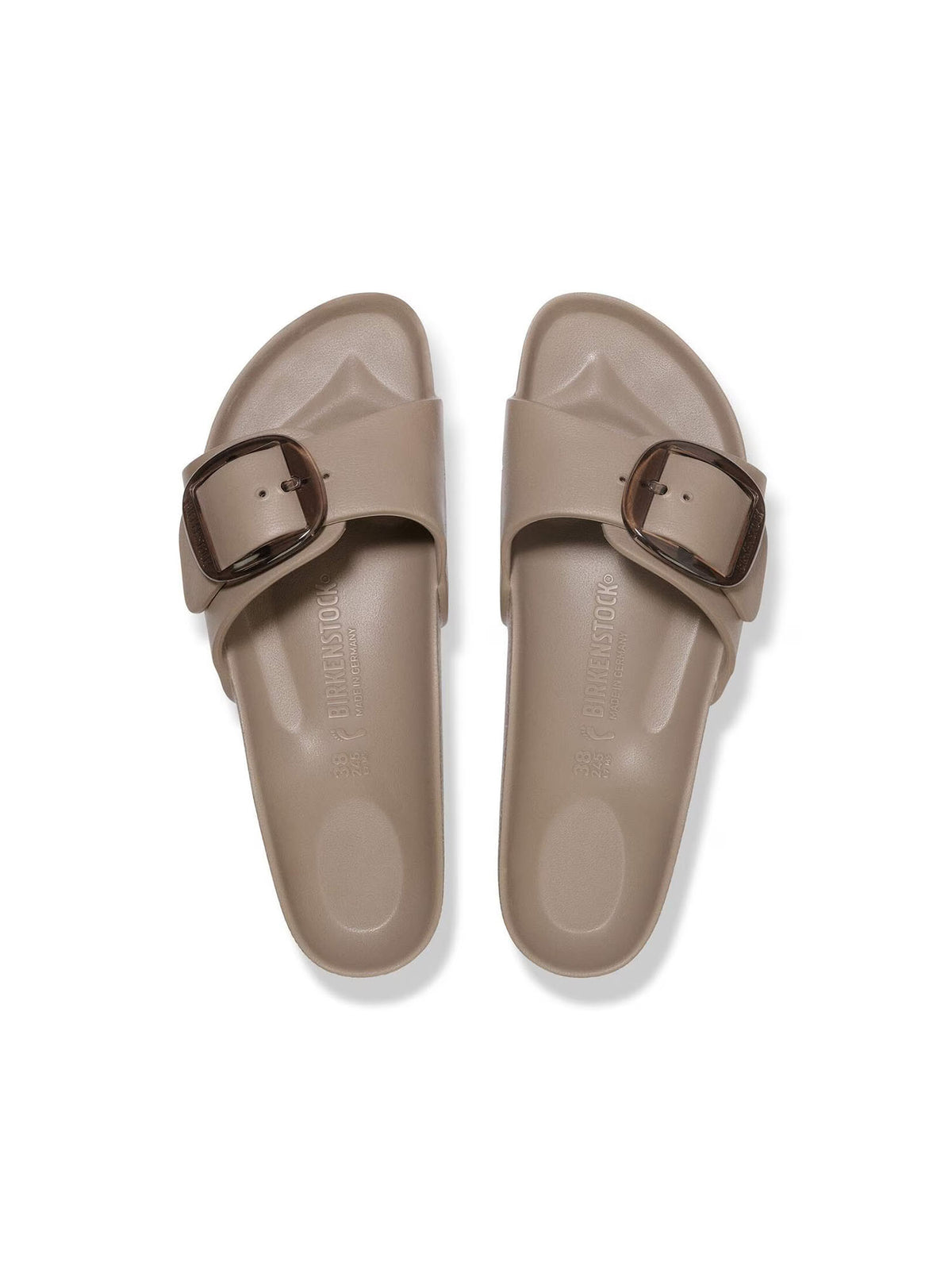 BIRKENSTOCK Madrid Big Buckle EVA in Gray Taupe Narrow