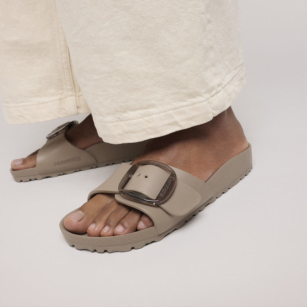 BIRKENSTOCK Madrid Big Buckle EVA in Gray Taupe Narrow