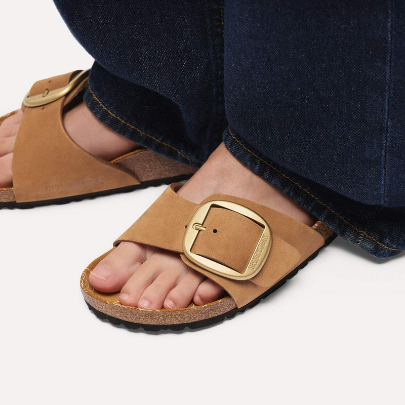 BIRKENSTOCK Madrid Big Buckle Nubuck Leather Mink Medium/Narrow