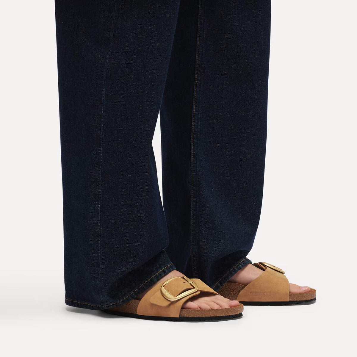 BIRKENSTOCK Madrid Big Buckle Nubuck Leather Mink Medium/Narrow