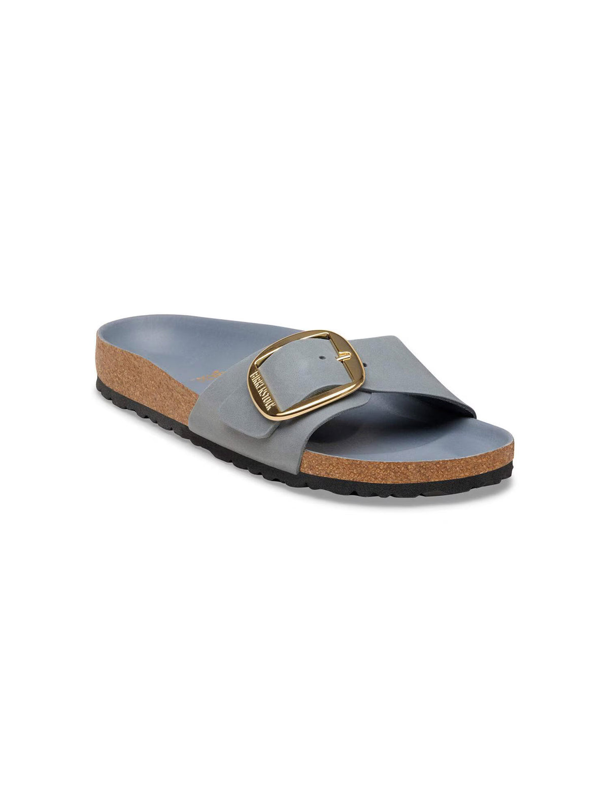 BIRKENSTOCK Madrid Big Buckle in Oiled Leather Basalt Gray Narrow