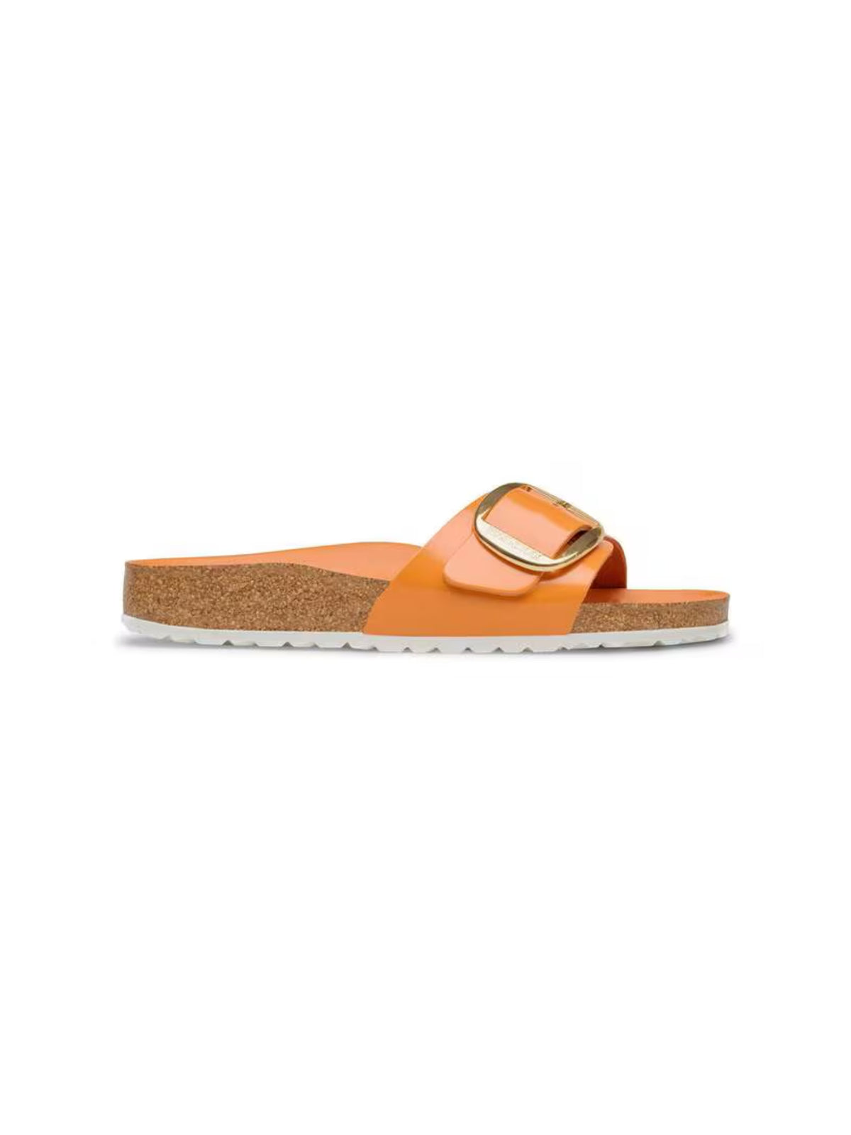 BIRKENSTOCK Madrid Big Buckle Sandal: Patent Leather high shine kurkuma