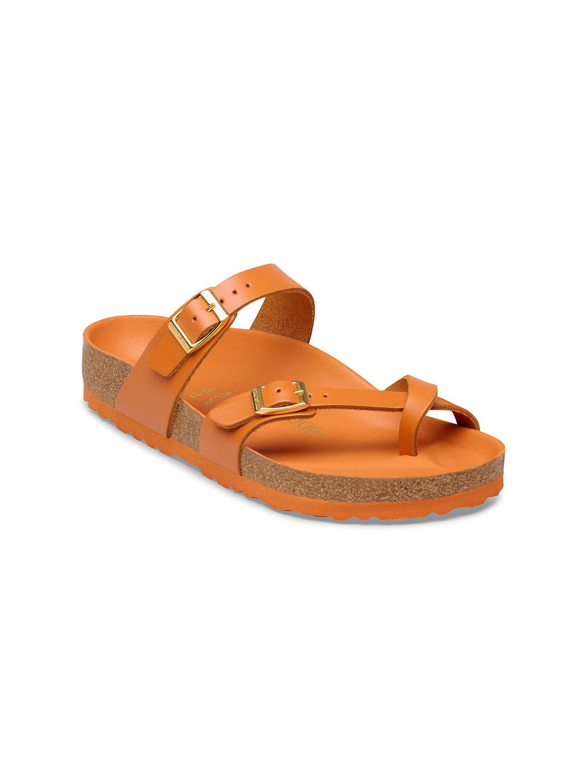 BIRKENSTOCK Mayari Sandal in New Dressy Kurkuma Orange Leather