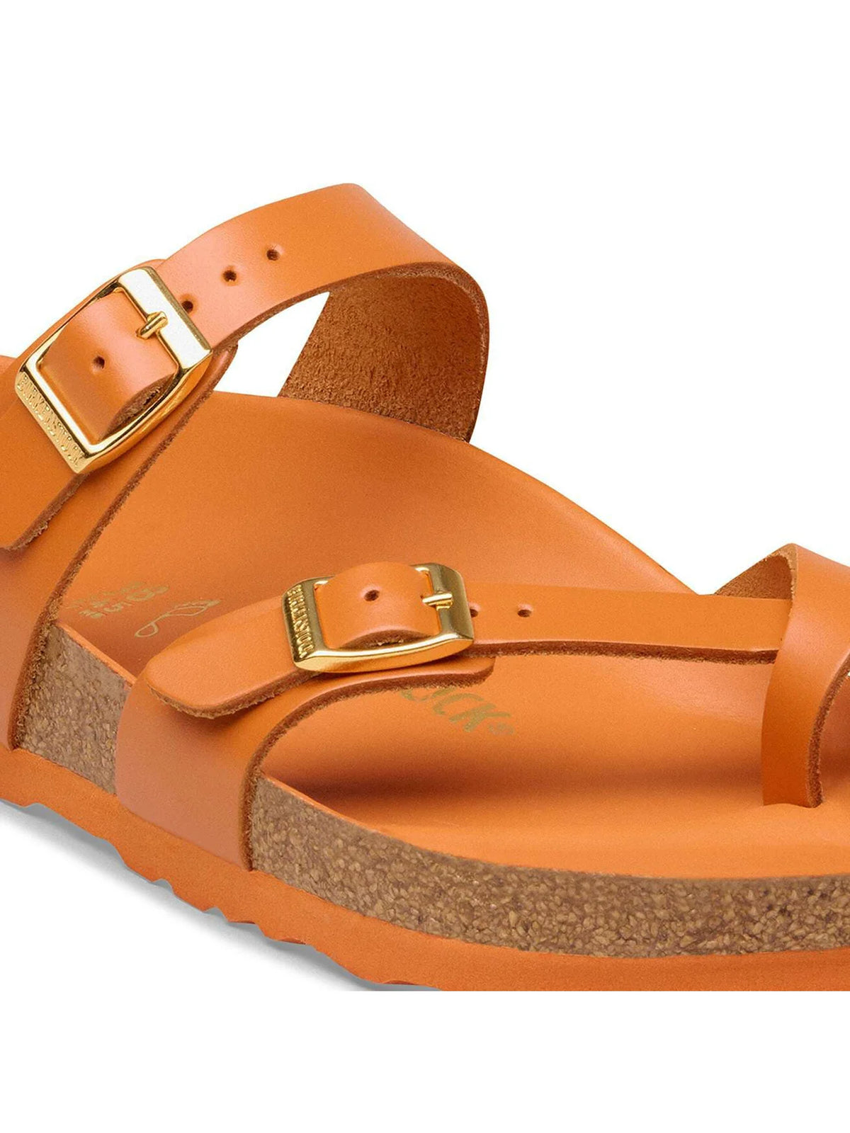 BIRKENSTOCK Mayari Sandal in New Dressy Kurkuma Orange Leather