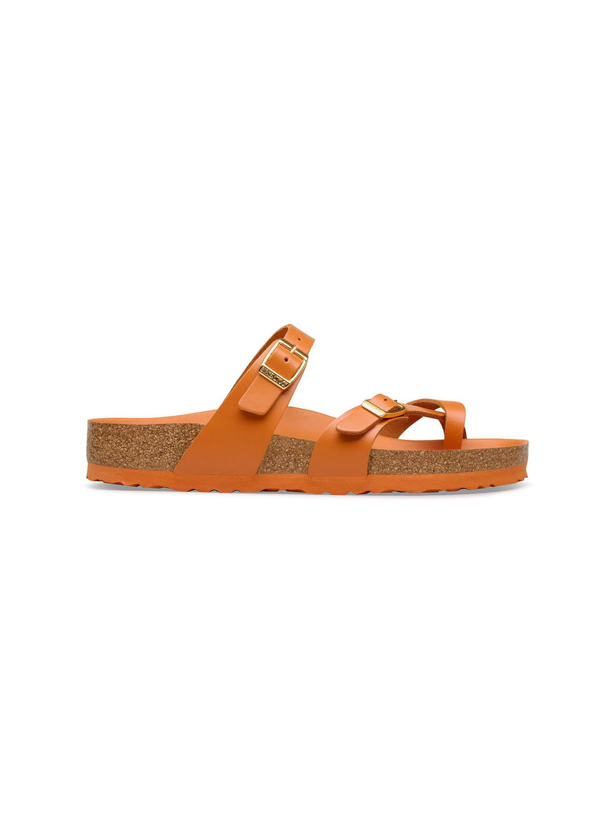 BIRKENSTOCK Mayari Sandal in New Dressy Kurkuma Orange Leather
