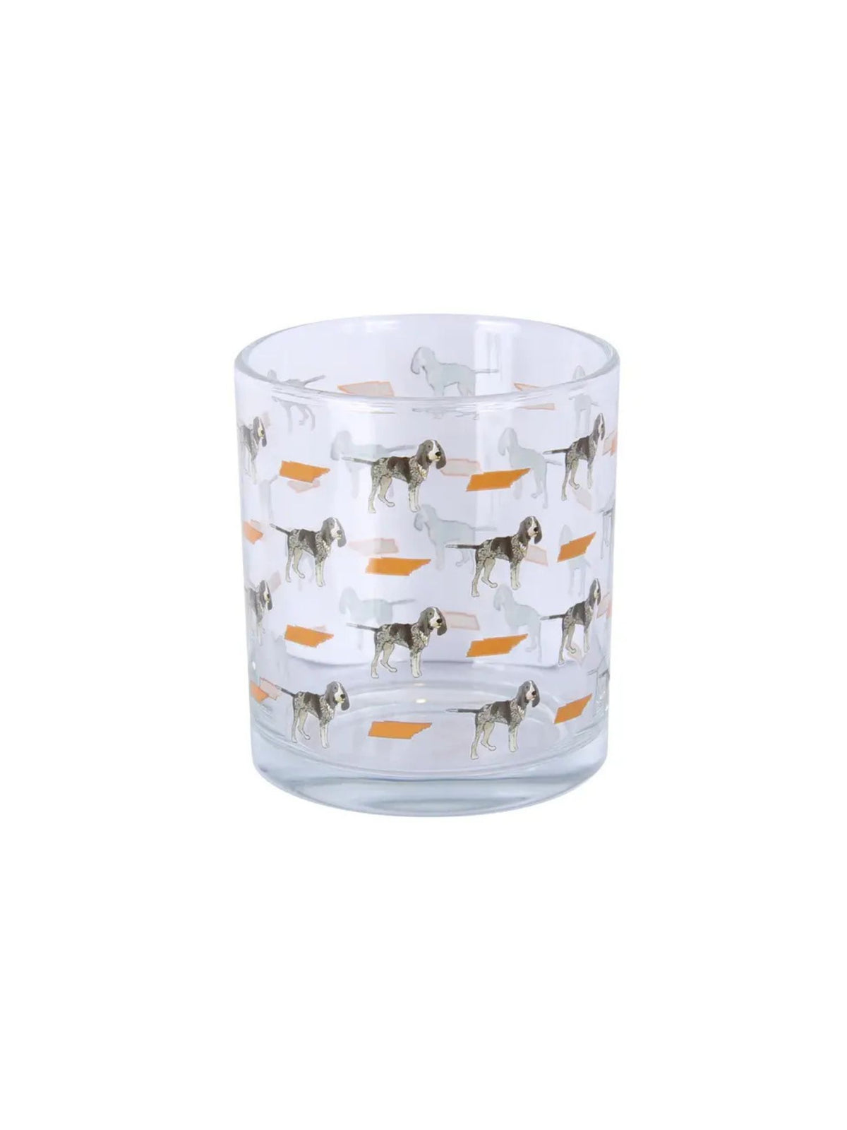 Bluetick Coonhound TN Rocks Glass