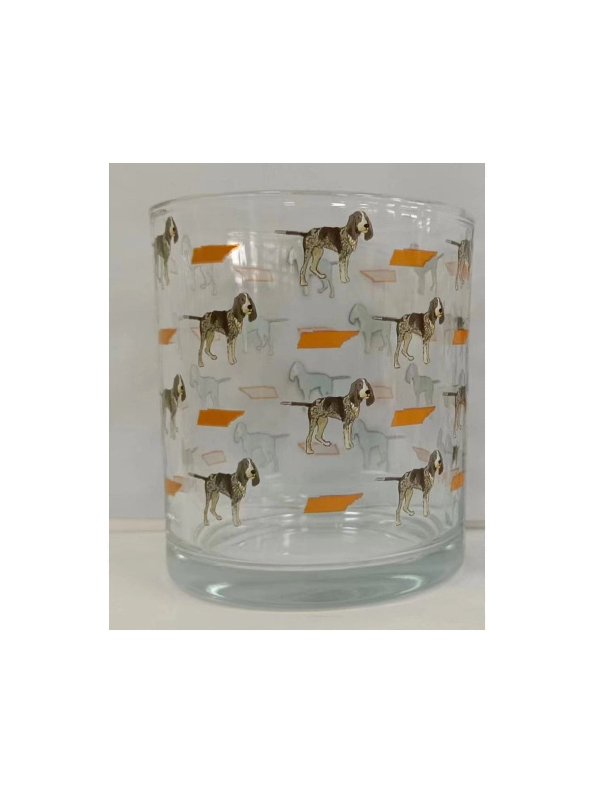 Bluetick Coonhound TN Rocks Glass