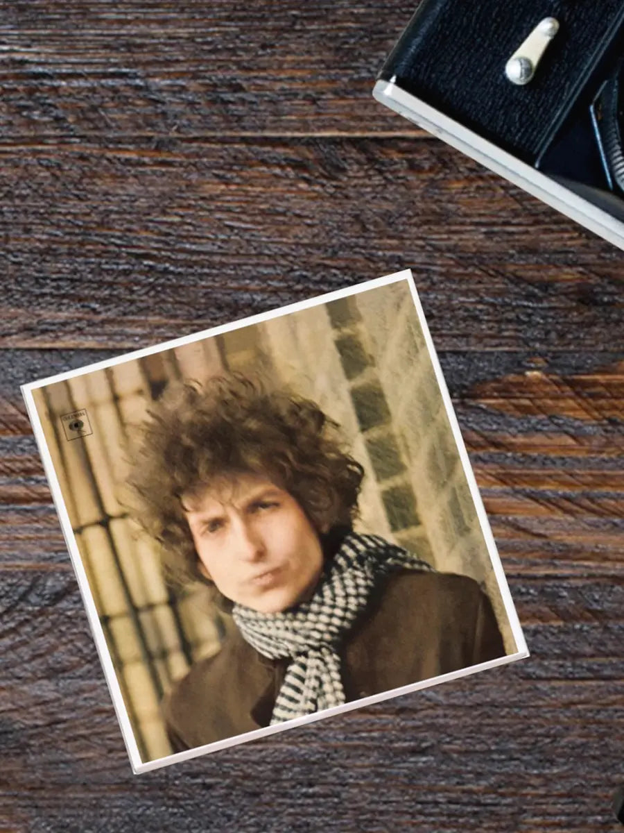 Bob Dylan Album Cover Coaster Blonde on Blonde