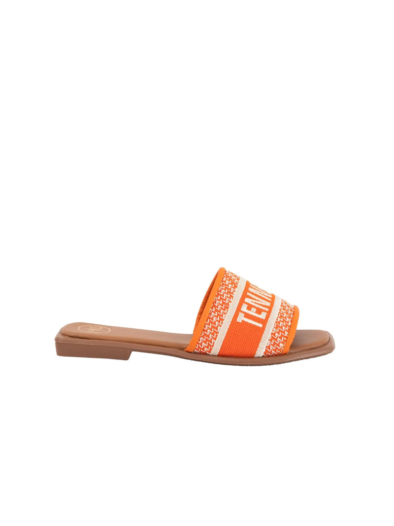 university of tennessee bobbie game day orange slip on sandals