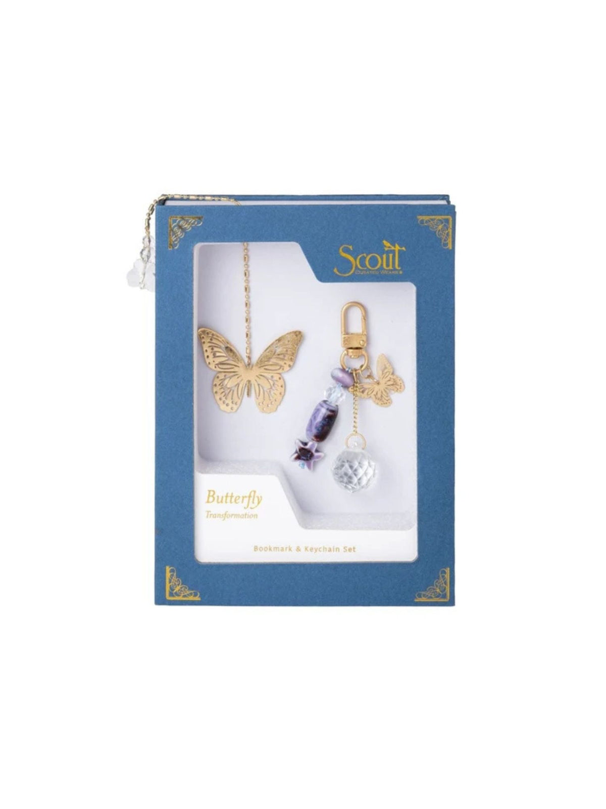 Bookmark + Keychain Set