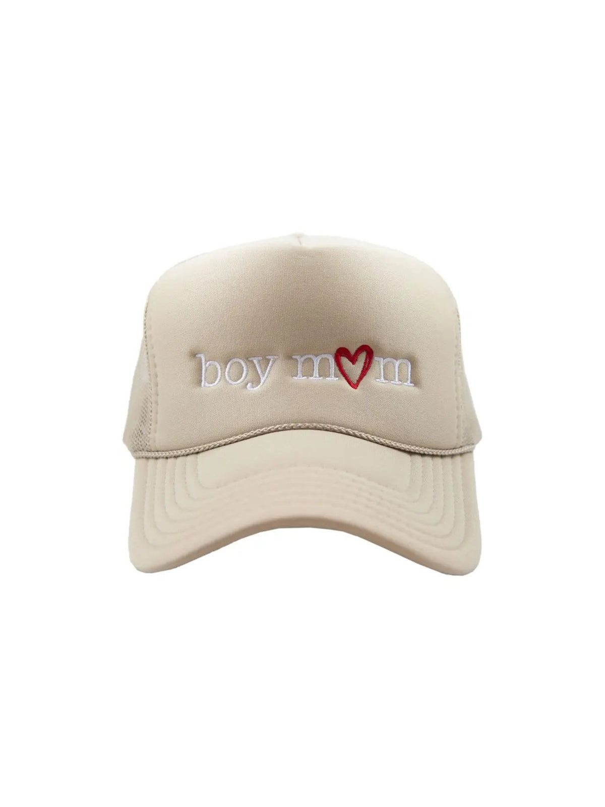 Boy Mom Heart Trucker Hat