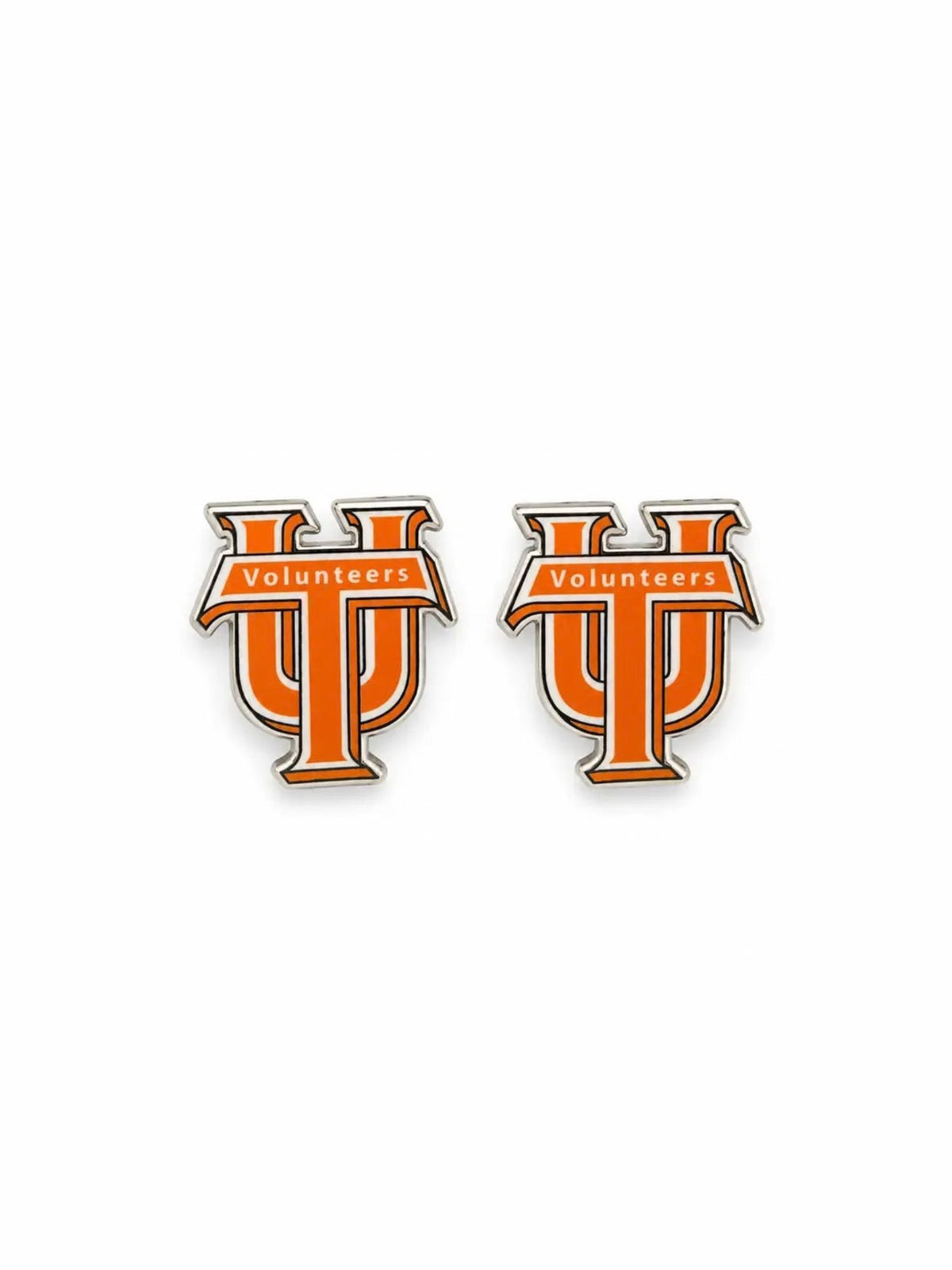 College Vault Tennessee Logo Stud Earrings