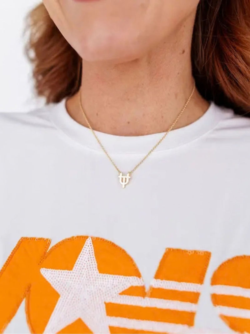 College Vault Tennessee Stud & Necklace Set