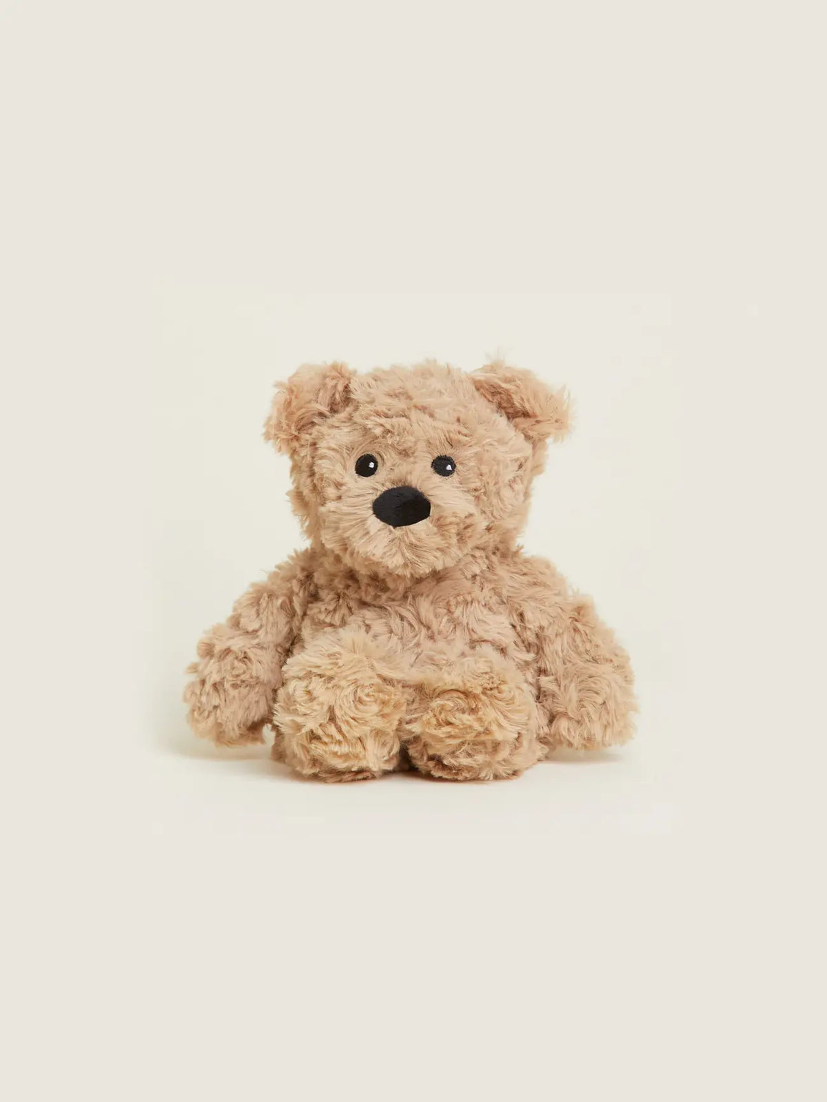 Brown Curly Bear Warmies Junior