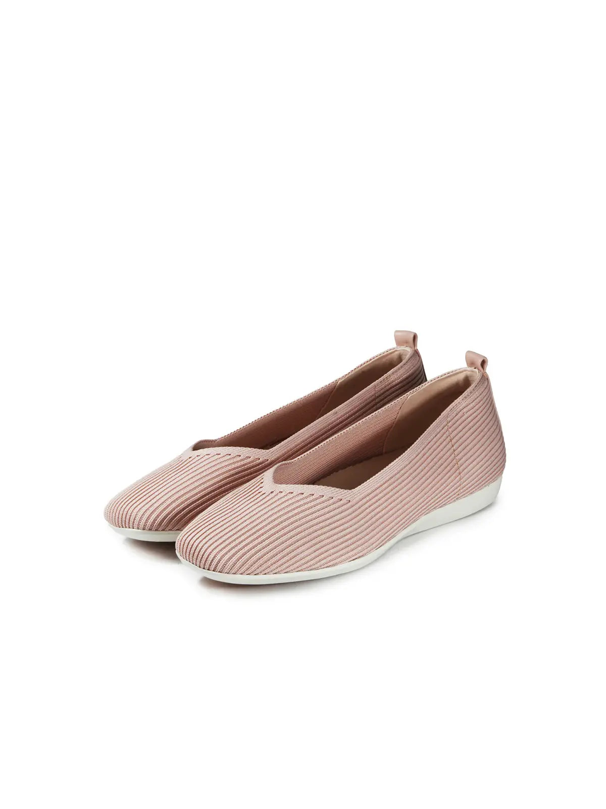 Bussola Valda Knit Ballet Flats Cameo Rose Bussola Vicenza Knit Ballet Flats