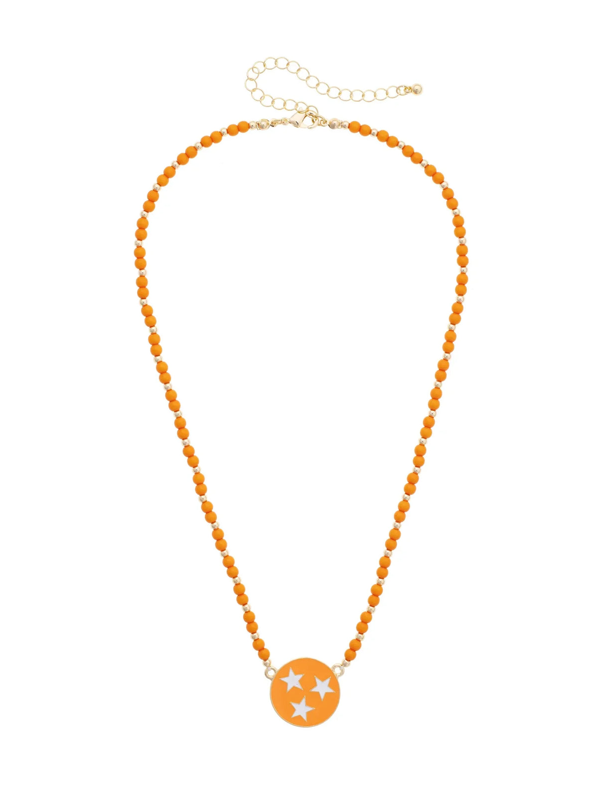 Canvas Style Tennessee Vols Beaded Spirit Necklace