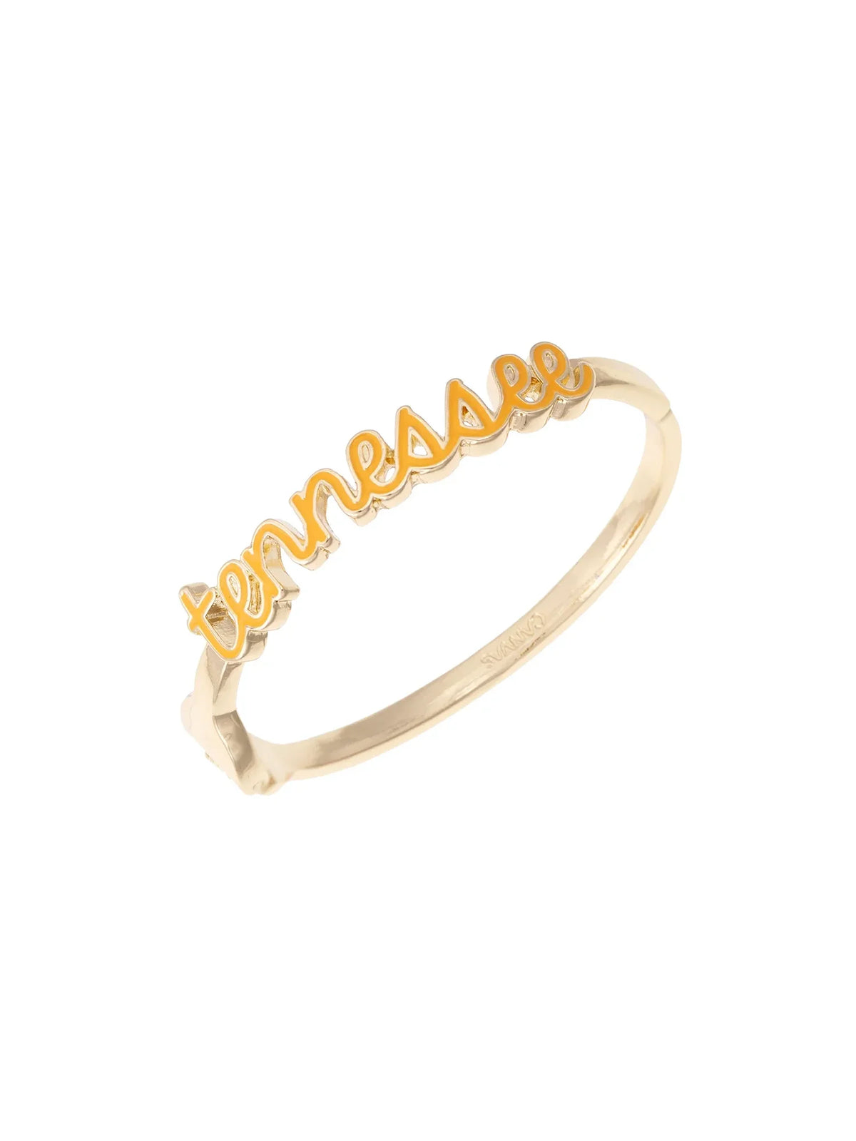 Canvas Style Tennessee Vols Cursive Enamel Hinge Bangle